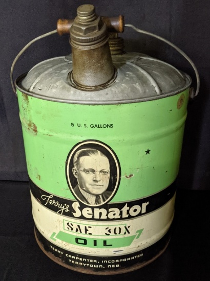 5 GAL OIL CAN TERRY'S SENATOR TERRYTOWN NE