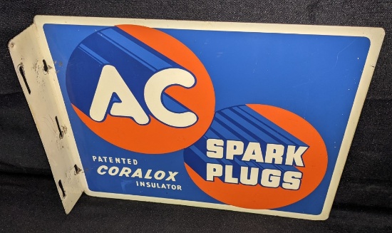 TIN FLANGE SIGN AC SPARK PLUGS