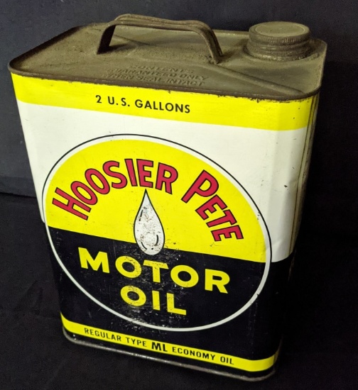 2 GAL OIL CAN HOOSIER PETE INDIANAPOLIS IN