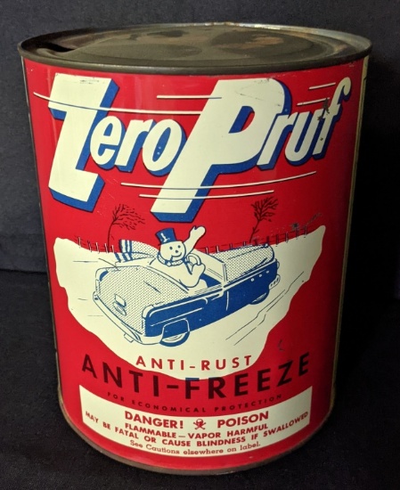 1 GAL ANTI FREEZE CAN ZERO PRUF PITTSBURGH PENN