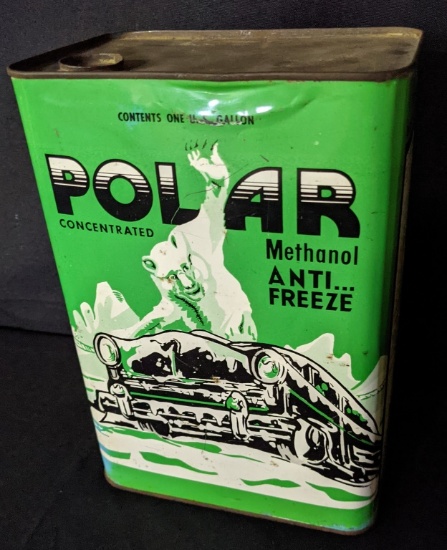 1 GAL ANTI FREZE CAN POLAR GOLD SEAL CORP NEW YORK