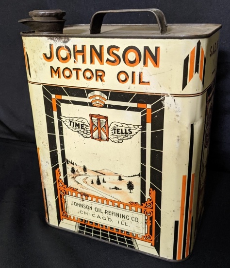 2 GAL OIL CAN JOHNSON OIL & REFINING CO CHICAGO IL