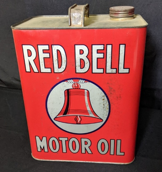 2 GAL OIL CAN RED BELL SICO OIL CO MOUNT JOY PA