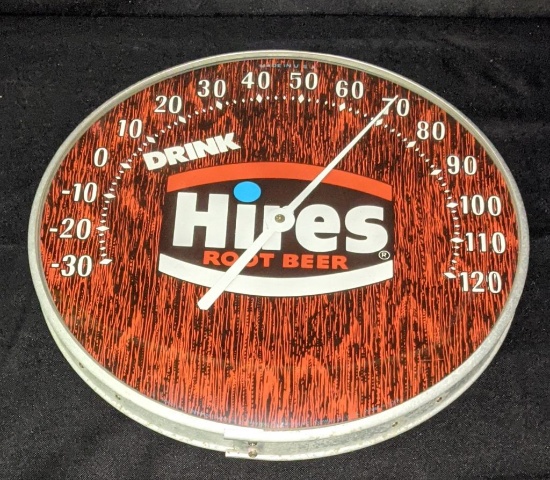 12" THERMOMETER SIGNDRINK HIRES ROOT BEER