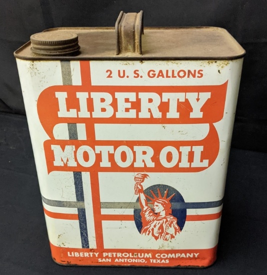 2 GAL OIL CAN LIBERTY PETROLEUM CO SAN ANTONIO TX