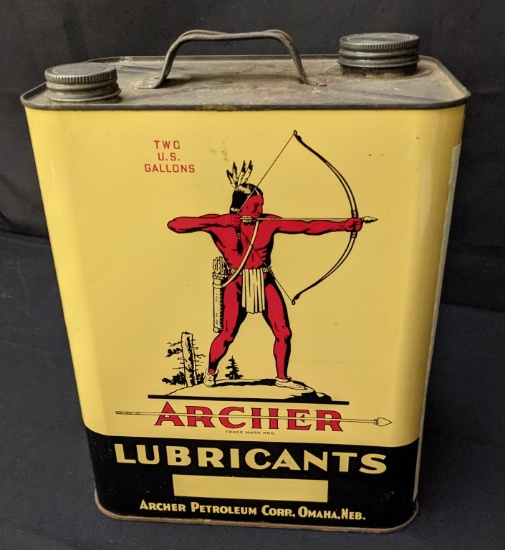 2 GAL OIL CAN ARCHER PETROLEUM CORP OMAHA NE