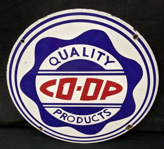 PORCELAIN SIGN CO-OP QUALITY PRODUCTS