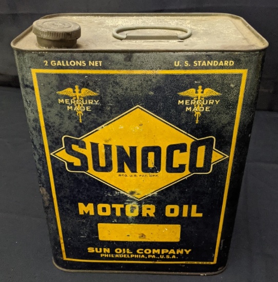 2 GAL OIL CAN SUNOCO SUN OIL CO PHILADELPHIA