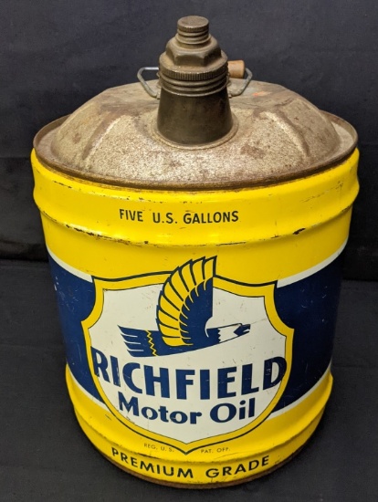 5 GAL OIL CAN RICHFIELD OIL CORPORATION NEW YORK