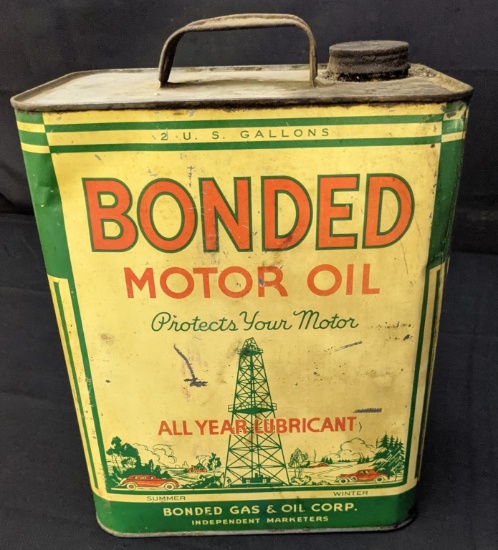 2 GAL OIL CAN BONDED GAS & OIL CORP