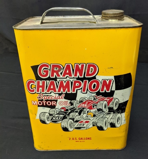 2 GAL OIL CAN GRAND CHAMPION OAKLAND CALIFORNIA