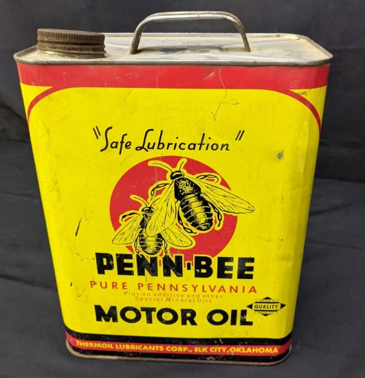 2 GAL OIL CAN PENN BEE ELK CITY OKLAHOMA