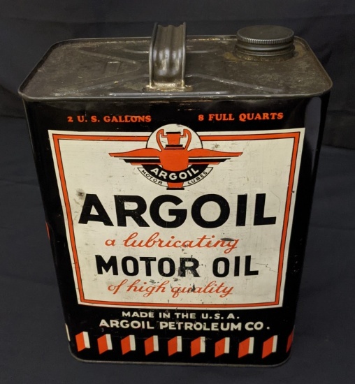 2 GAL OIL CAN ARGOIL PETROLEUM CO