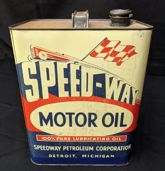 2 GAL OIL CAN SPEED WAY PETROLEUM CORP DETROIT MI