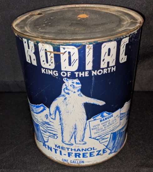 1 GAL ANTIFREEZE CAN KODIAK LANSING MI ANTI FREEZE