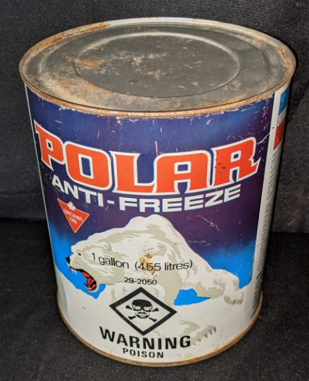 IMPERIAL GAL ANTIFREEZE CAN POLAR CANADIAN TIRE CO