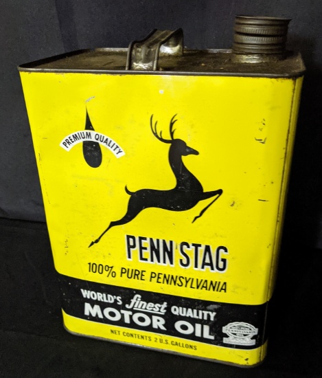 2 GAL OIL CAN PENN STAG OIL CO PHILADELPHIA PA