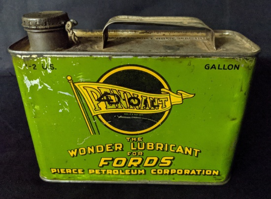 1/2 GAL OIL CAN PENNANT 4D OIL FOR FORDS PIERCE