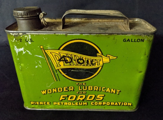 1/2 GAL OIL CAN PENNANT 4D OIL FOR FORDS PIERCE