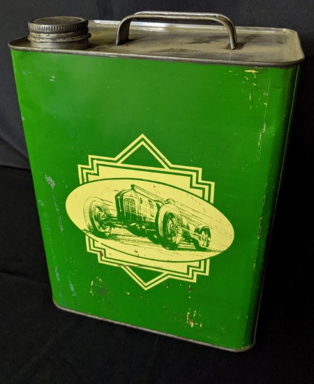 2 GAL OIL CAN SPEEDEE WOLVERINE EMPIRE OIL CITY PA