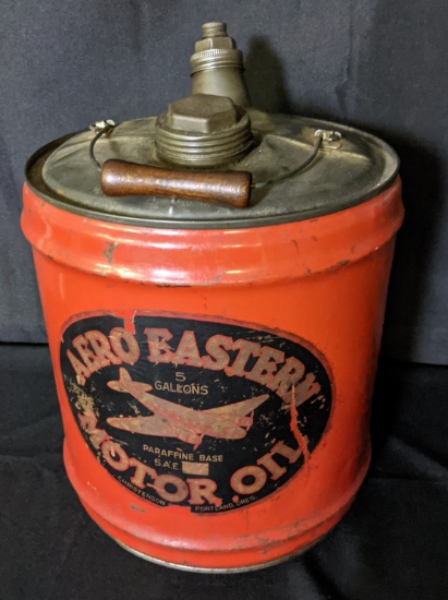 5 GAL OIL CAN AERO EASTERN PORTLAND OREGON