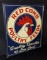 LARGE TIN SIGN RED COMB POULTRY FEEDS