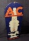 EMBOSSED TIN THERMOMETER SIGN AC SPARK PLUGS