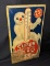 EMBOSSED TIN THERMOMETER SIGN SUPER PYRO ANTI