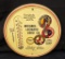 TIN THERMOMETER SIGN MICHAEL LEONARD SEED CORN