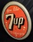 CONVEX TIN SIGN YOU'LL LIKE 7UP IT LIKES YOU 7 UP