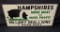 2 SIDED STEEL SIGN HAMPSHIRE HOG PIG FARM