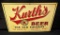 TIN SIGN KURTH'S BEER COLUMBUS WISCONSIN