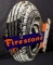 PORCELAIN FLANGE SIGN FIRESTONE GUM DIPPED TIRES