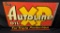 EMBOSSED TIN SIGN AUTOLINE XP MOTOR OIL