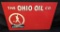 HEAVY STEEL SIGN MARATHON THE OHIO OIL CO