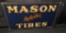 TIN FLANGE SIGN MASON HYLASTIC TIRES