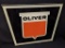 LARGE EMBOSSED TIN SIGN OLIVER FARM MACHINERY