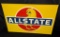 NOS EMBOSSED TIN SIGN ALLSTATE CHICKS