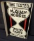 TIN FLANGE SIGN MCQUAY NORRIS AUTO PARTS