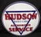 2 SIDED PORCELAIN SIGN HUDSON BUILT CARS DEALER