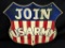 RARE STEEL HWY RECRUITING SIGN JOIN US ARMY
