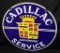 2 SIDED PORCELAIN SIGN CADILLAC AUTHORIZED SERVICE