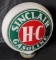 GLASS GAS PUMP GLOBE SINCLAIR H-C GASOLINE