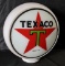 GLASS GAS PUMP GLOBE TEXACO GASOLINE