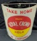 2 SIDED STRING HOLDER SIGN RC ROYAL CROWN COLA