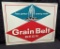 EMBOSSED TIN SIGN GRAIN BELT BEER