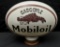 1 PIECE GLASS GAS PUMP GLOBE MOBILOIL GARGOYLE