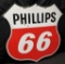 2 SIDED PORCELAIN SIGN PHILLIPS 66 GASOLINE