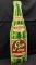 EMBOSSED TIN BOTTLE SIGN SUN DROP GOLDEN COLA