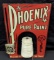 2 SIDED TIN LITHO STRING HOLDER SIGN PHENIX PURE